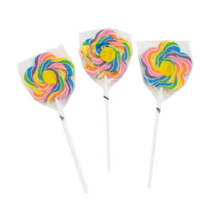 Flower shaped lollipops