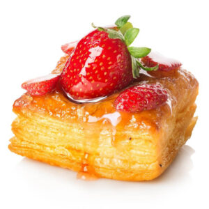 Fruit & honey cream mini pies